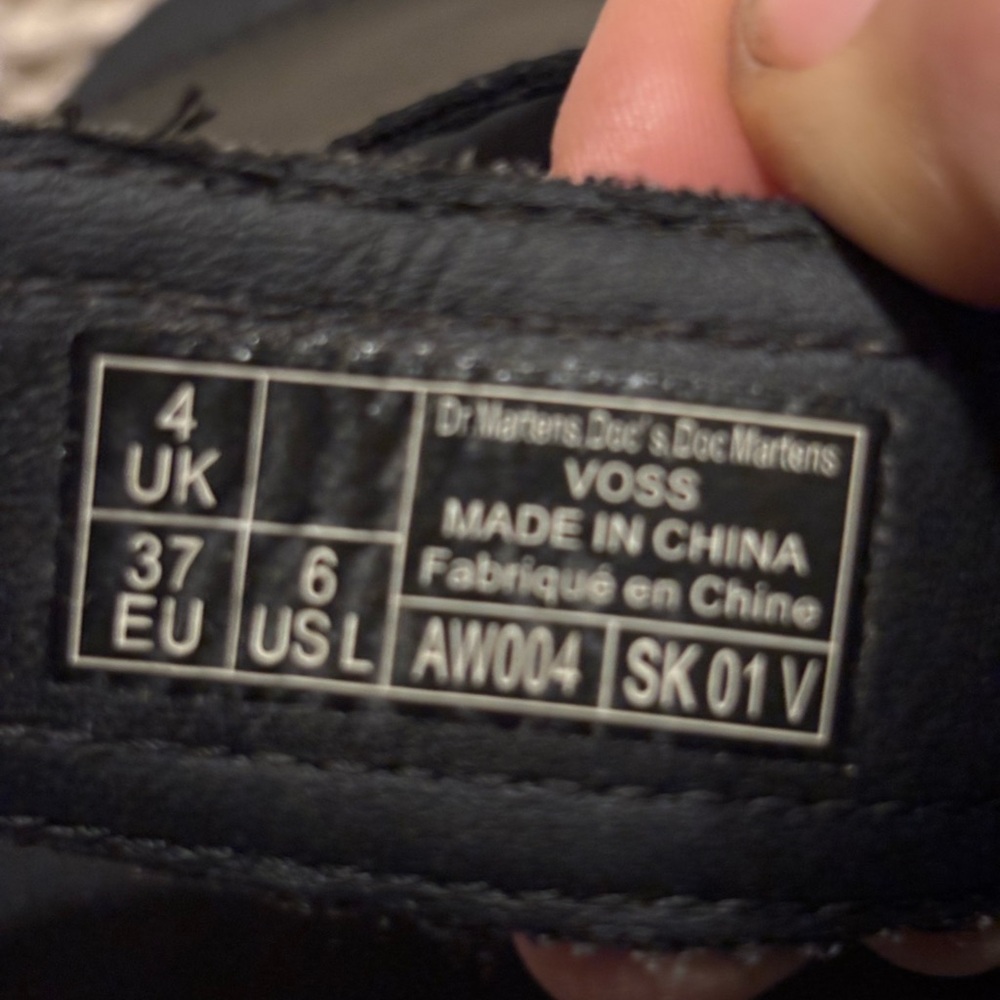 Dr Martens Voss Sandals Womens Black Leather Strap Size 6 - Picture 12 of 12